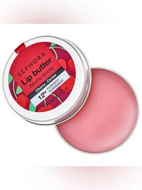 Sephora Lip Butter Cherry - Soft Pink Hydrating Balm